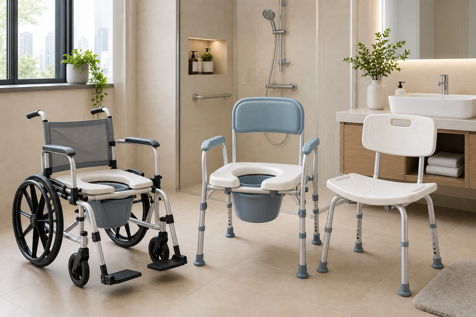 Shower & Commode Chairs: Making Bathrooms Safer for Every Home in the UAE