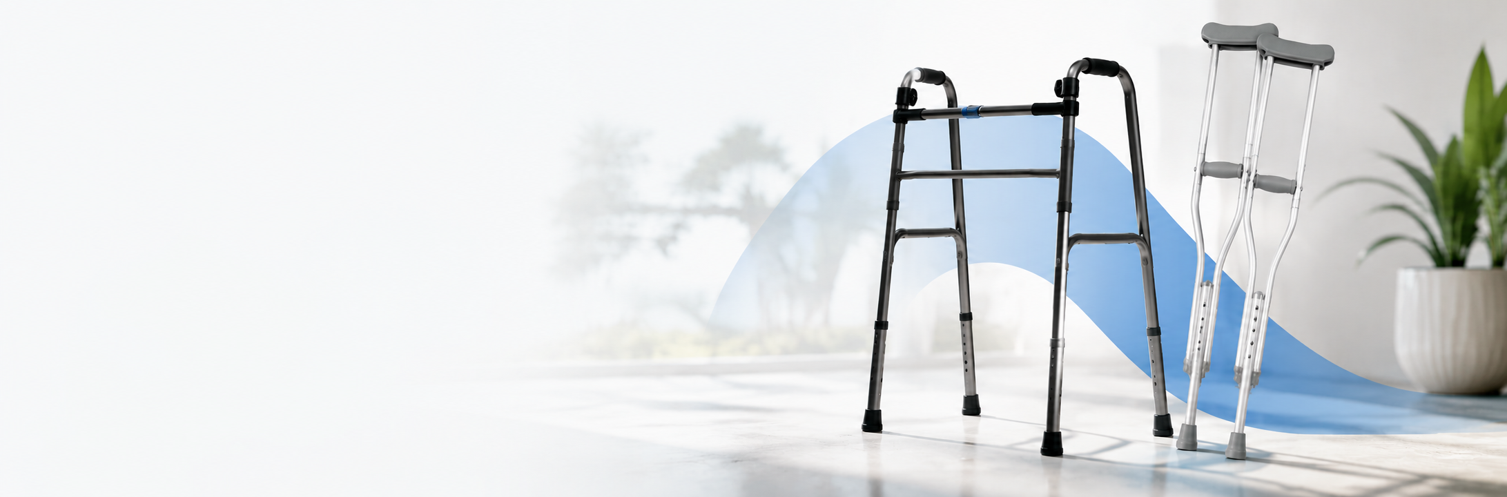 Awatar Walker and Crutches