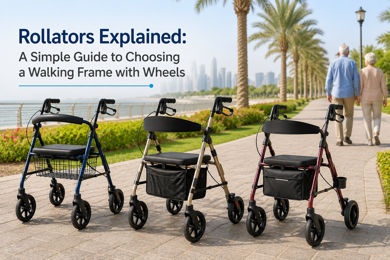 Rollators Explained: A Simple Guide to Choosing a Walking Frame with Wheels