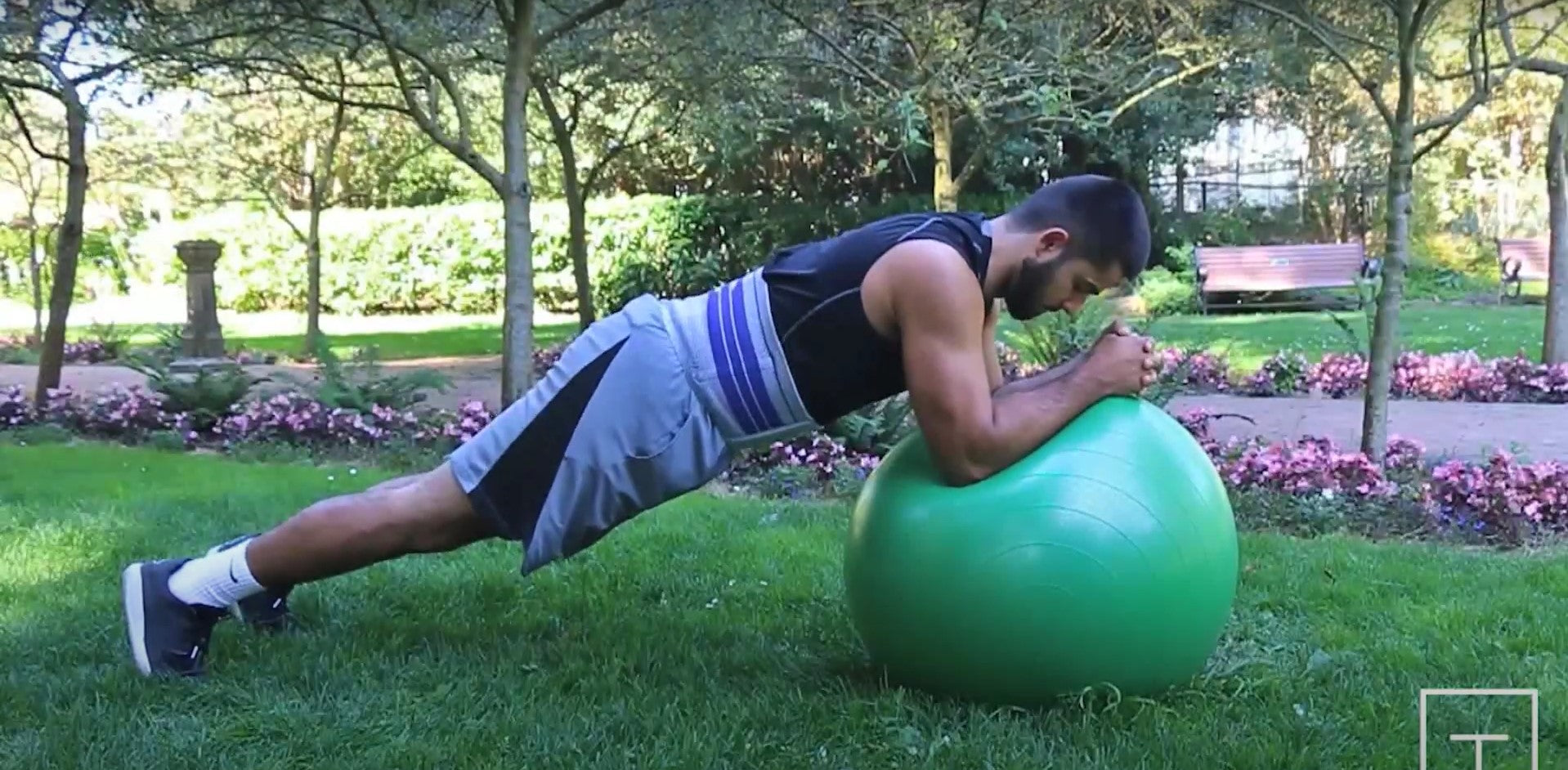 Stability Ball Planks Workout