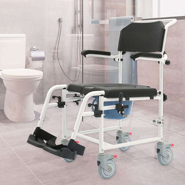 Transit Commode Azula 500 Transit Shower Commode Chair | Aluminum