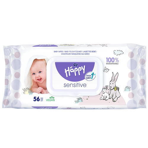 Bella Baby Wet Wipes Sensitive 56pcs