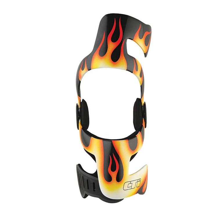 Ossur CTI® Custom Knee Brace Customized Fire Print