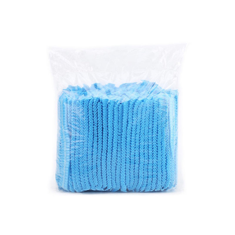 DISPOSABLE BOUFFANT CAPS NON-WOVEN - 100 PIECES / 1 PACK