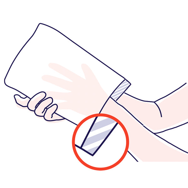 Seni Care Laminated Hygienic Wash Gloves Instructions