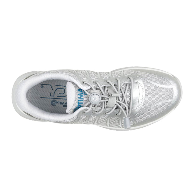 YDA Shoes Silver Top View