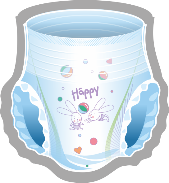 Happy baby hot sale pants diaper